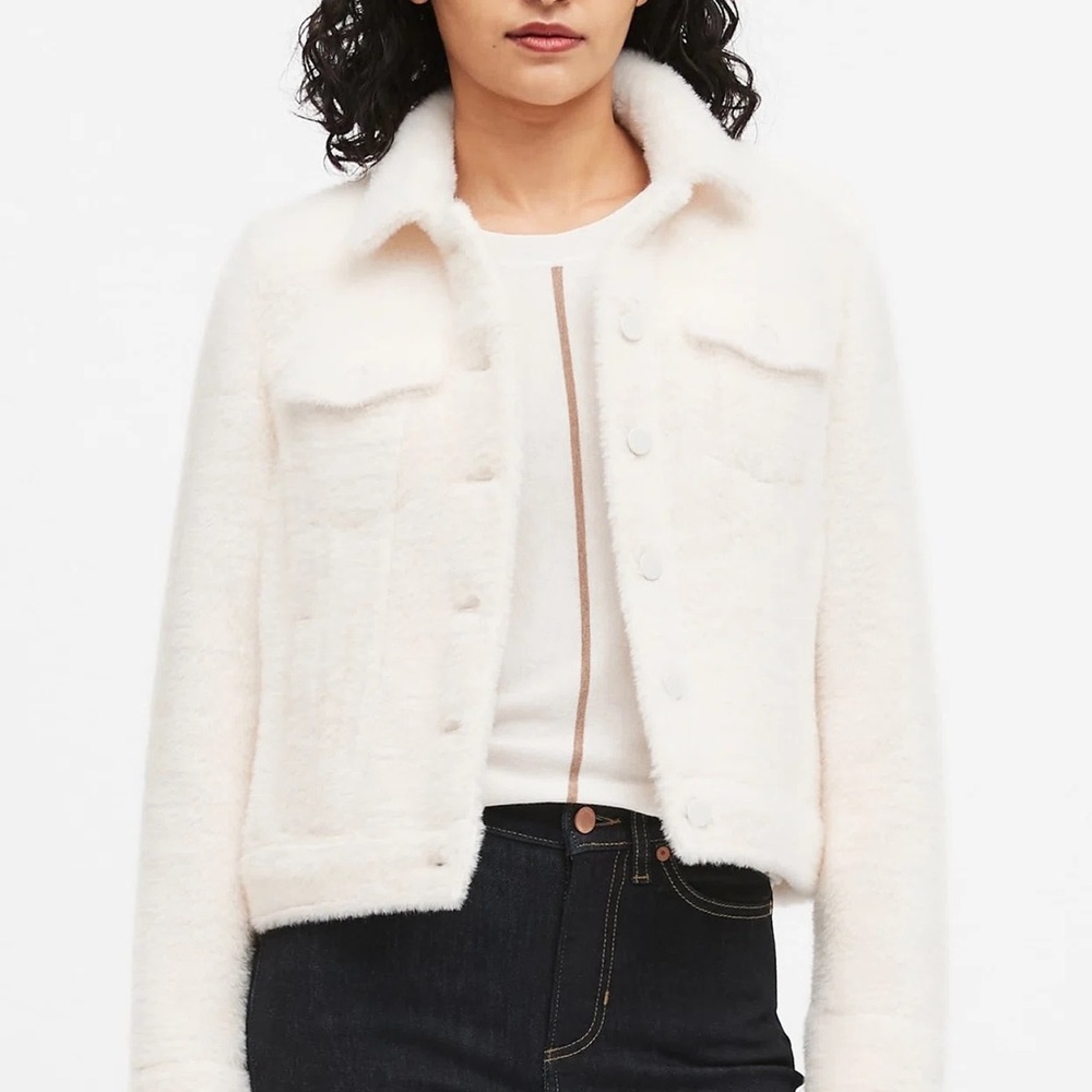 Bannnan Republic Fuzzy Trucker Jacket